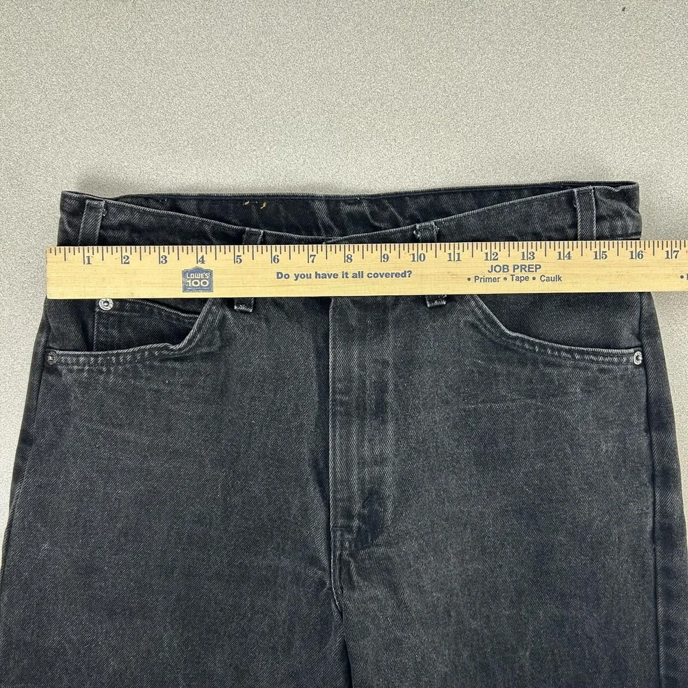 Levis 550 Jeans Mens 33x36 Black Vintage Orange‎ Tab 90's Relaxed Fit Tapered